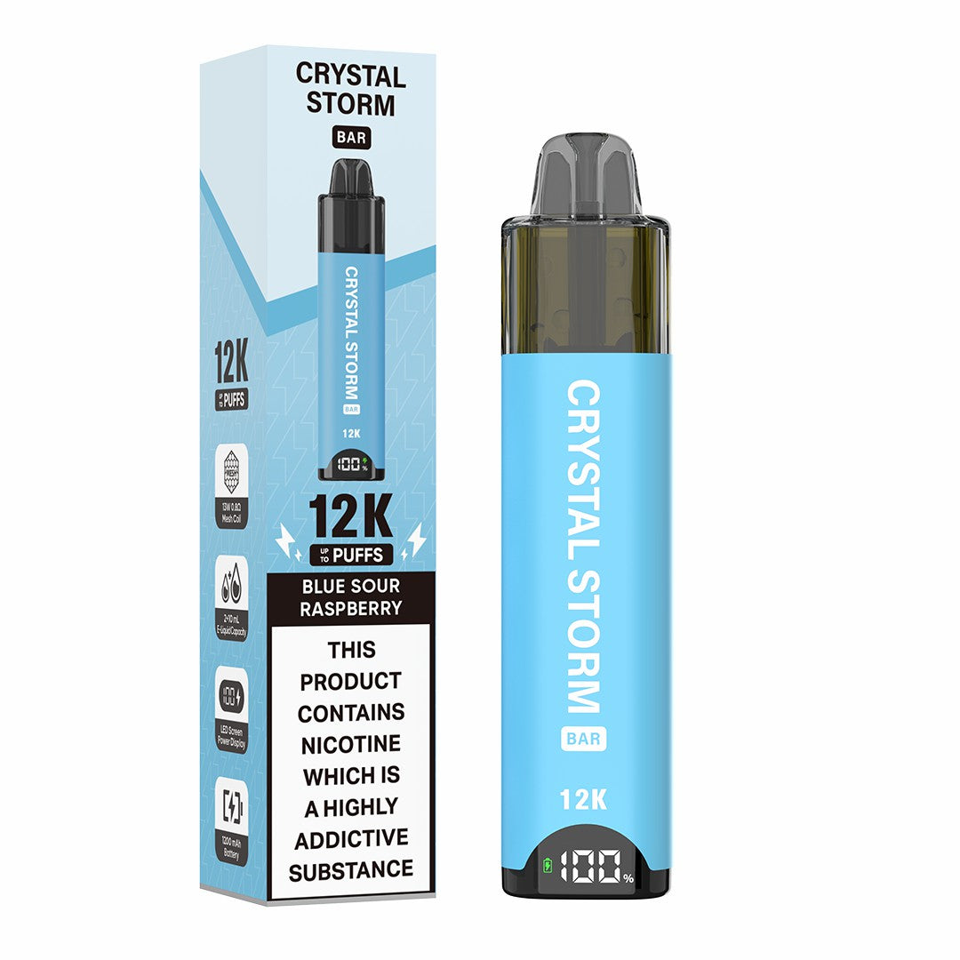 Crystal Storm Bar 12k Vape Kit Box of 5