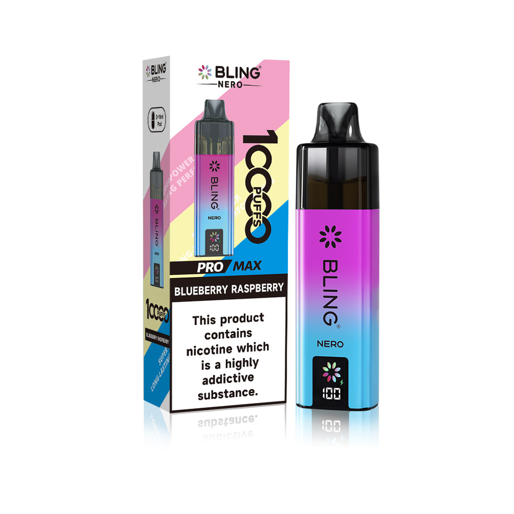 Crystal Bling Nero 10k Vape Kit Box of 5