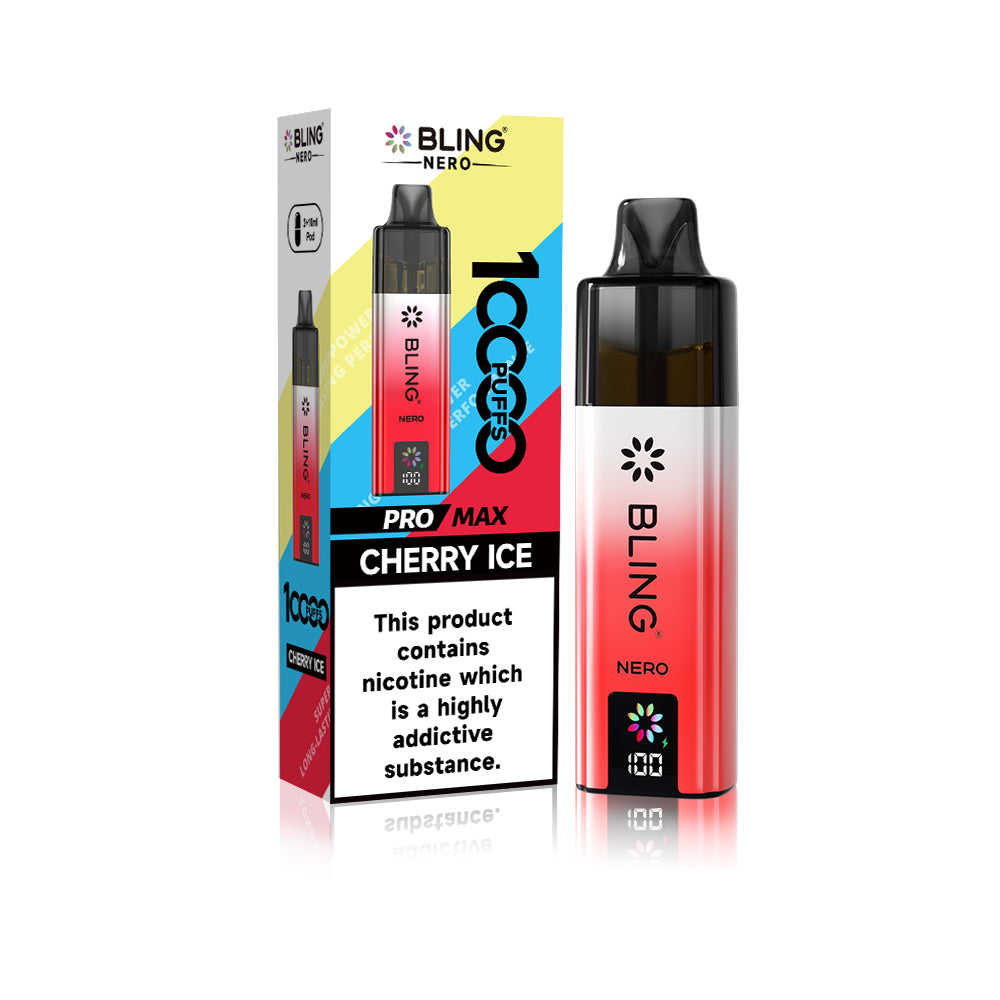 Crystal Bling Nero 10k Vape Kit Box of 5