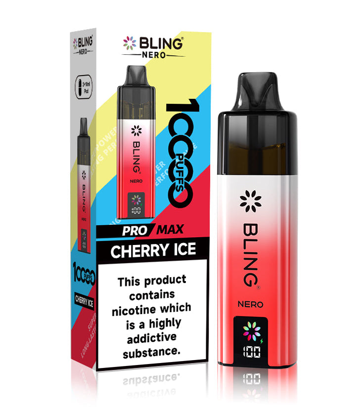 Crystal Bling Nero 10k Vape Kit Box of 5