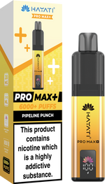 Hayati Pro Max+ 6000 Puffs Prefilled Pod Vape Kit Box of 5 Pipeline Punch