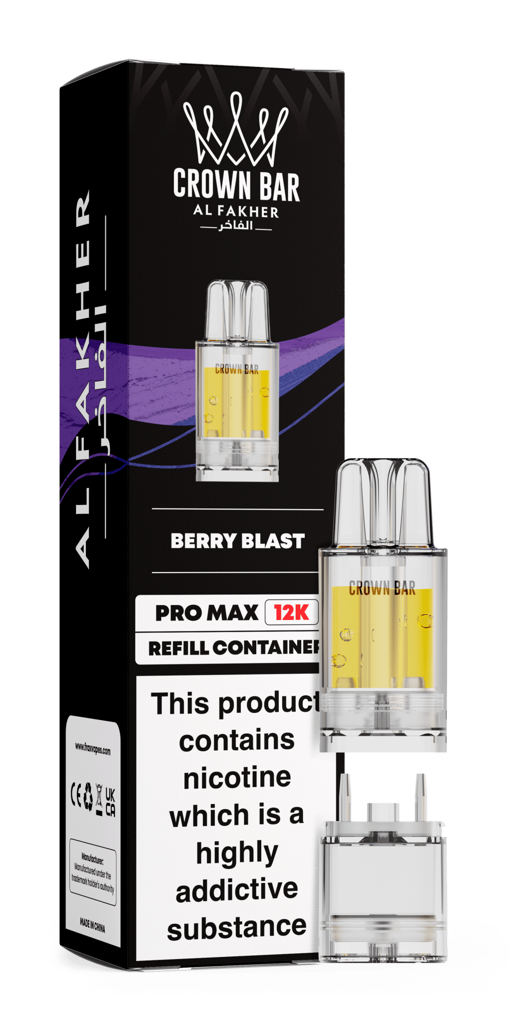 Al Fakher Pro Max 12k Replacement Pods Box of 5 Berry Blast