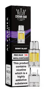 Al Fakher Pro Max 12k Replacement Pods Box of 5 Berry Blast