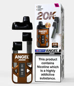 Angel 20000 Puffs Prefilled Pod Vape Kit Box of 5 Brown Edition