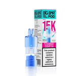 Big Bar 15000 Pro Prefilled Refill Pods Pack of 5 Strawberry Raspberry Cherry Ice