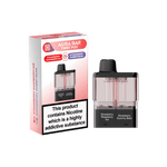 Aura Bar Twist 40k Replacement Pods Pack of 5 Strawberry Raspberry Ice / Strawberry Gummy Bear