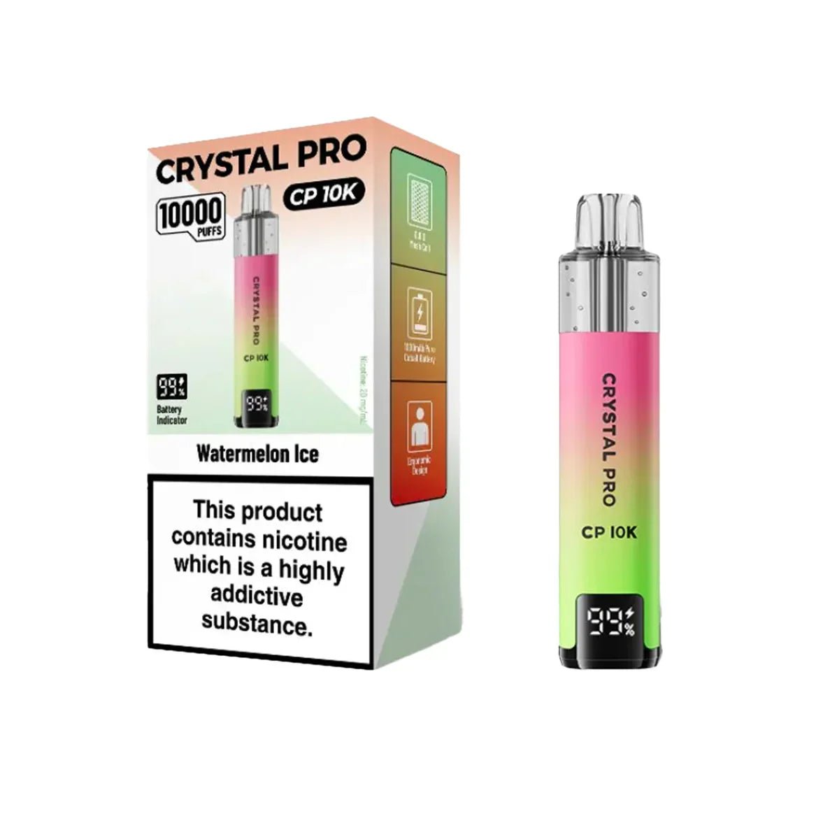 Crystal Pro CP10000 Prefilled Pod Kit Box of 5 Fruit Bomb
