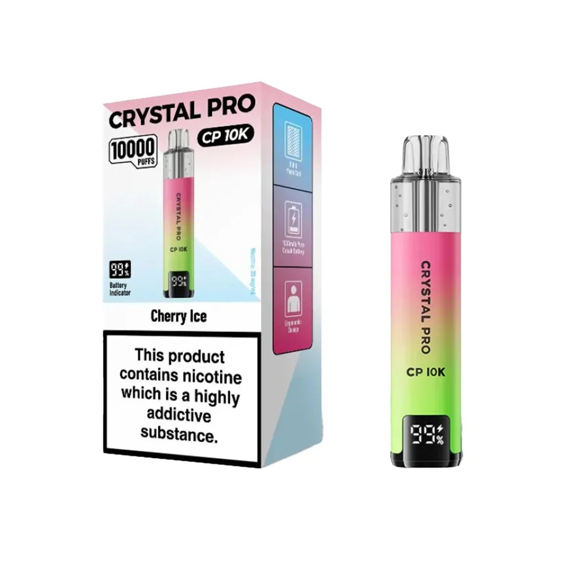 Crystal Pro CP10000 Prefilled Pod Kit Box of 5 Fruit Bomb