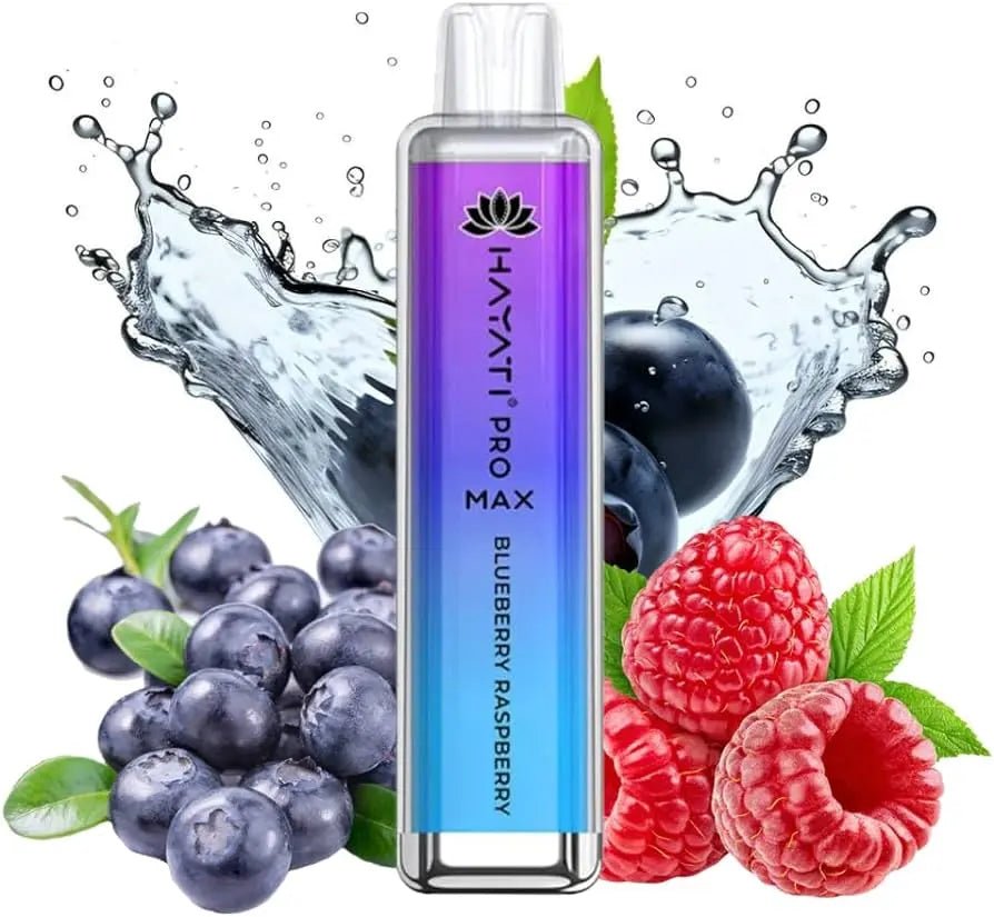 Hayati Pro Max 4000 Puffs Disposable Vape Pod - Box of 10 Blueberry Raspberry