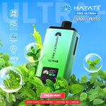 Hayati Pro Ultra Plus 25k Vape Kit Box of 5 Fresh Mint