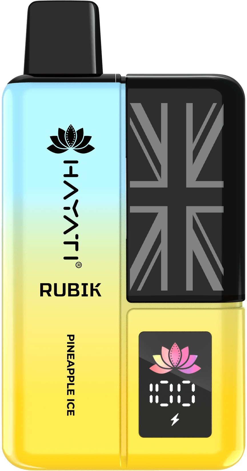 Hayati Rubik 7000 Puffs Prefilled Vape Kit Pack of 5 Banana Ice
