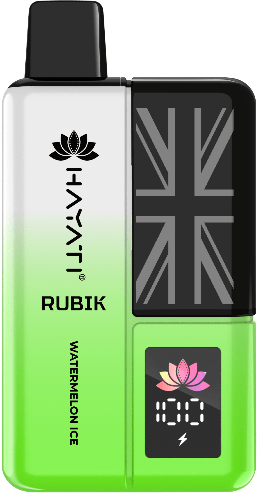 Hayati Rubik 7000 Puffs Prefilled Vape Kit Pack of 5 Banana Ice