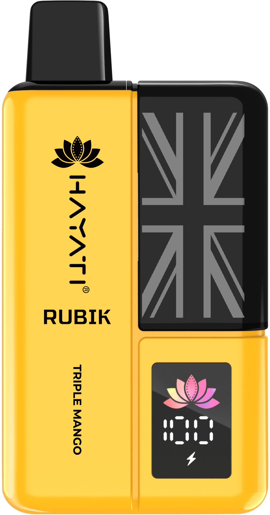Hayati Rubik 7000 Puffs Prefilled Vape Kit Pack of 5 Banana Ice