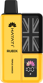 Hayati Rubik 7000 Puffs Prefilled Vape Kit Pack of 5 Banana Ice