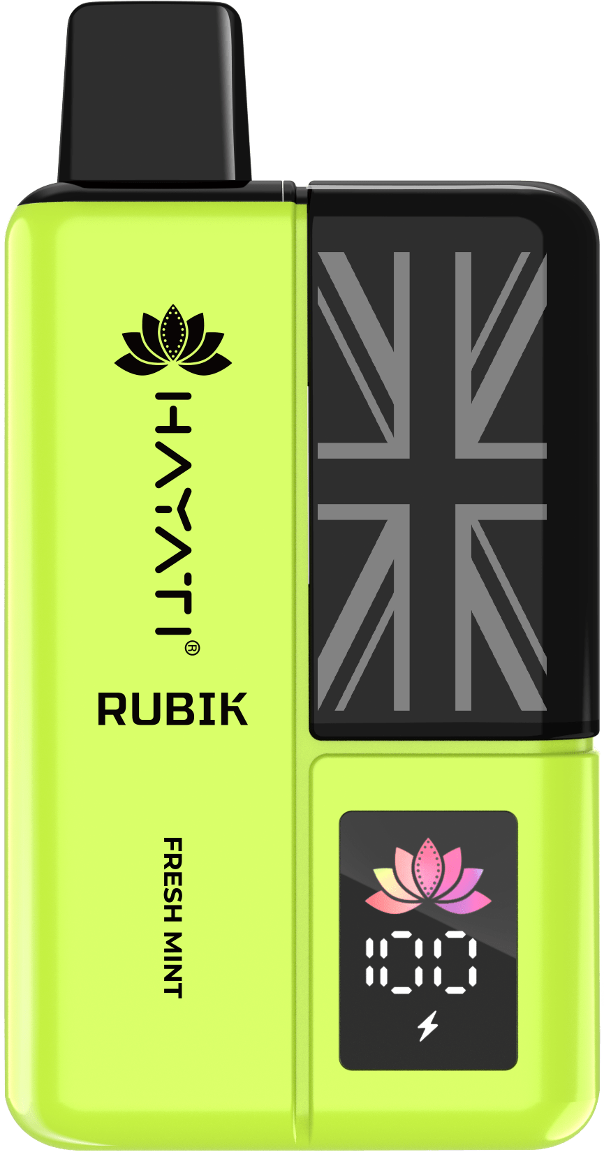 Hayati Rubik 7000 Puffs Prefilled Vape Kit Pack of 5 Banana Ice