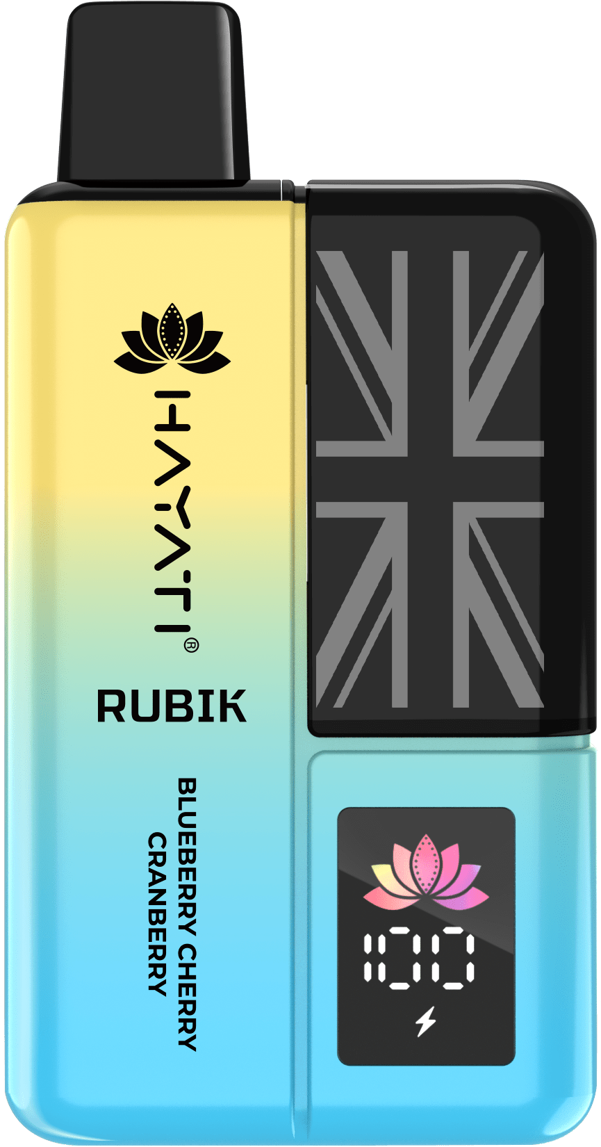 Hayati Rubik 7000 Puffs Prefilled Vape Kit Pack of 5 Banana Ice