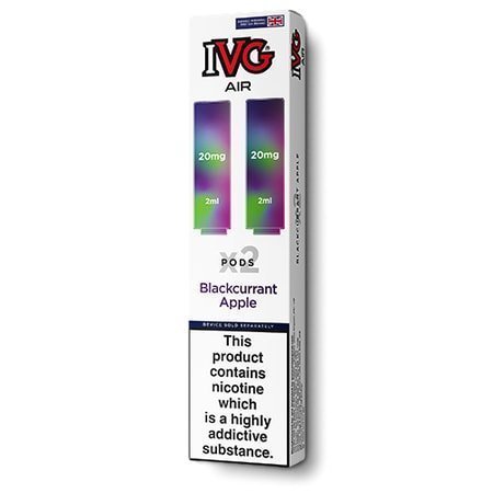 IVG 2400 Reload 2 - in - 1 Prefilled Pods Pack of 5 Blackcurrant Apple