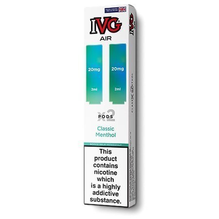 IVG 2400 Reload 2 - in - 1 Prefilled Pods Pack of 5 Classic Menthol