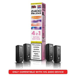 IVG 2400 Reload 4 in 1 Prefilled Pods Box of 5 Retro Edition