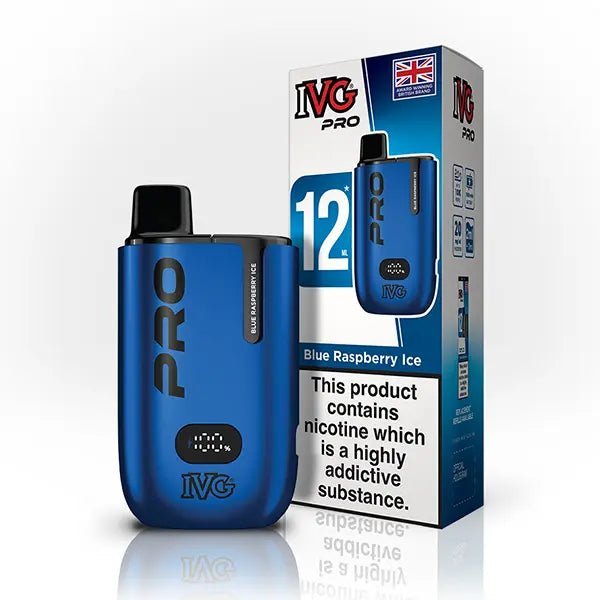 IVG Pro 10K Prefilled Pod Kit - Box of 5 Blue Raspberry Ice