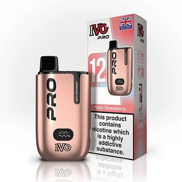 IVG Pro 10K Prefilled Pod Kit - Box of 5 Fizzy Strawberry