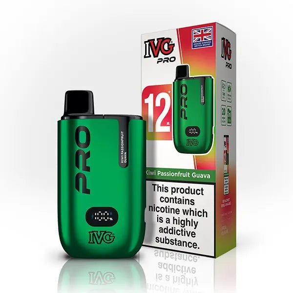 IVG Pro 10K Prefilled Pod Kit - Box of 5 Kiwi Passionfruit Guava