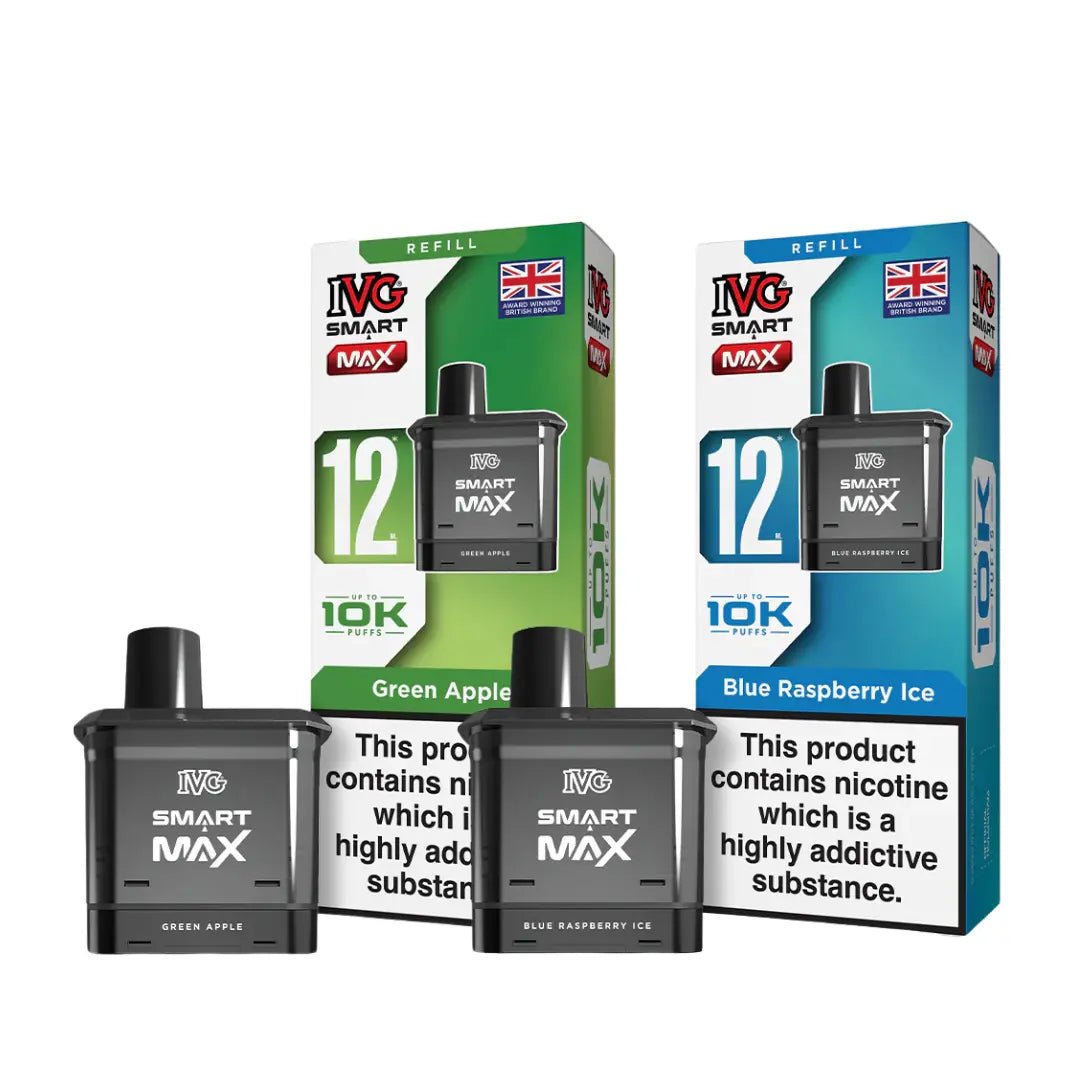 IVG Smart Max 10k Replacement Pods Pack of 5 Blue Sour Raspberry