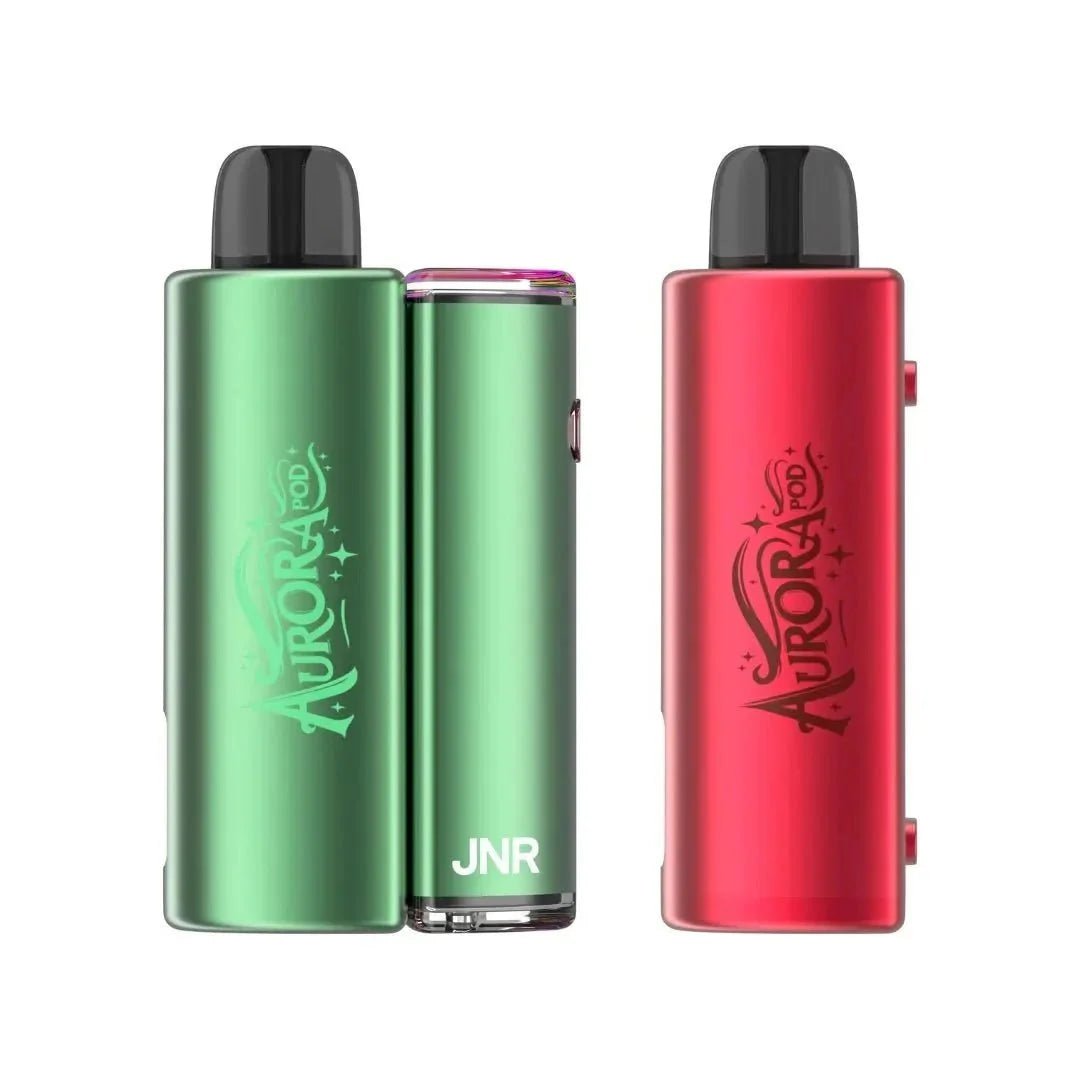 JNR Aurora 30000 Puffs Prefilled Pod Vape Kit - Pack of 5 Watermelon Ice / Watermelon Bubble Gum