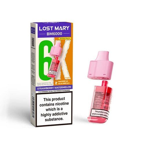 Lost Mary BM6000 Prefilled Pods Pack of 5 Strawberry Watermelon