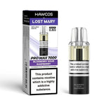 Lost Mary x Hawcos Pro Max 7000 Replacement Pods Pack of 5 Blueberry Sour Raspberry