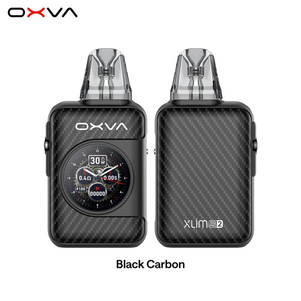 OXVA Xlim SQ Pro 2 Pod Vape Kit Black Carbon