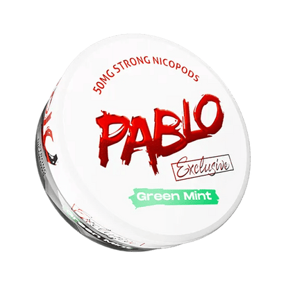 Pablo Snus Nicotine Pouches Pack of 10 Green Mint