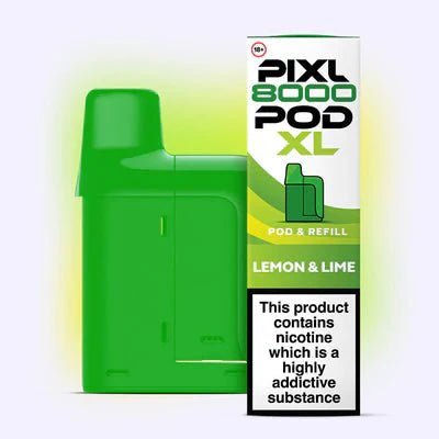 Pixl 8000 Replacement Pods Pack of 5 Lemon Lime
