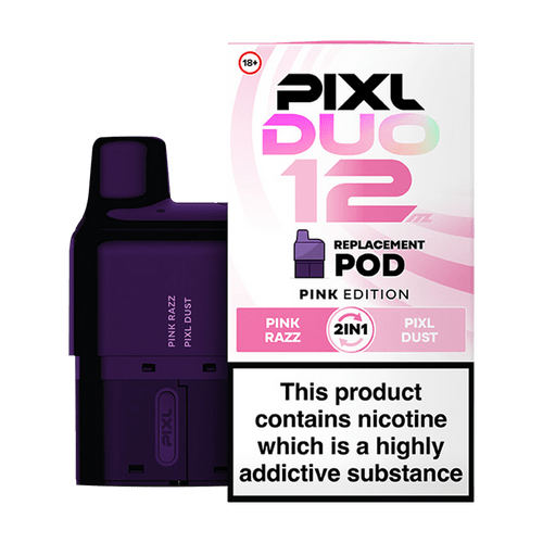 Pixl Duo 12 Prefilled Pods Pack of 5 Pink Edition