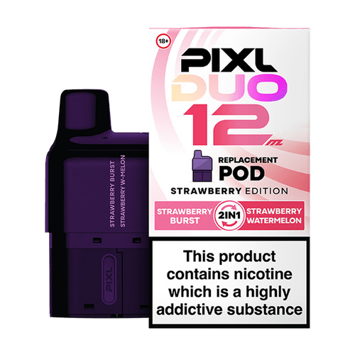 Pixl Duo 12 Prefilled Pods Pack of 5 Strawberry Edition