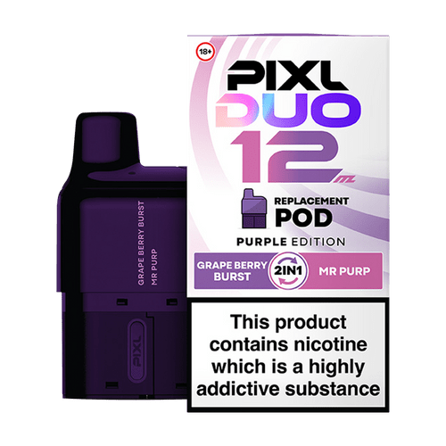 Pixl Duo 12 Prefilled Pods Pack of 5 Purple Edition