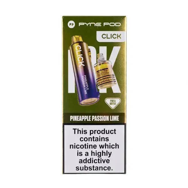Pyne Pod Click 50k Replacement Pods Pack of 5 Pineapple Passion Lime