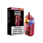 Relx Maxgo 33k Prefilled Pod Vape Kit - Pack of 3 Chery Blast + Blueberry Cherry Cranberry