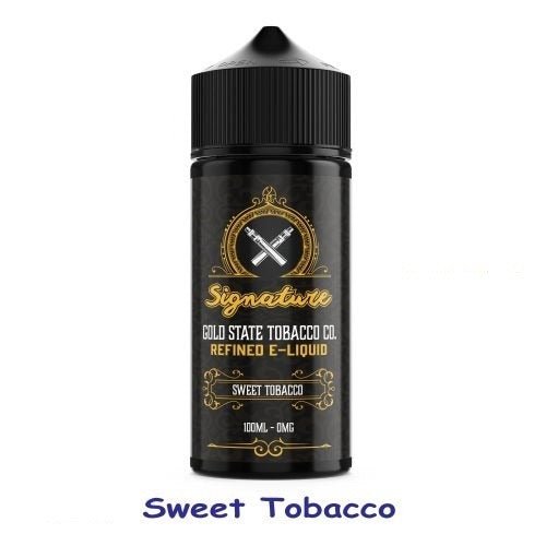 Signature Gold State Shortfill 100ml E - Liquid Sweet Tobacco