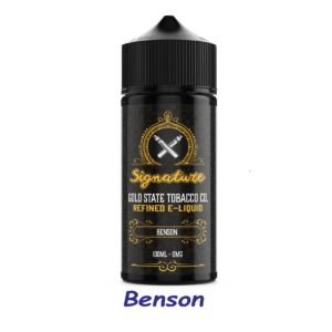 Signature Gold State Shortfill 100ml E - Liquid Benson