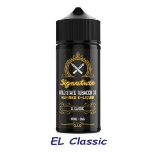 Signature Gold State Shortfill 100ml E - Liquid El Classic