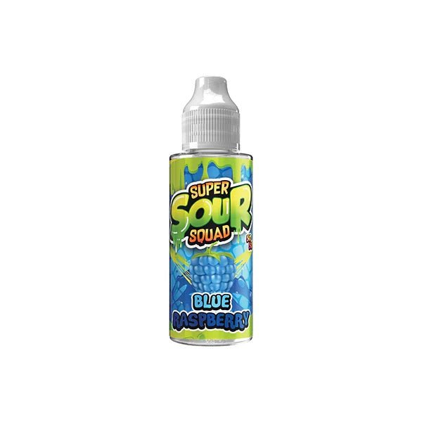 Signature Super Sour Squad Shortfill 100ml E - Liquid Blue Raspberry