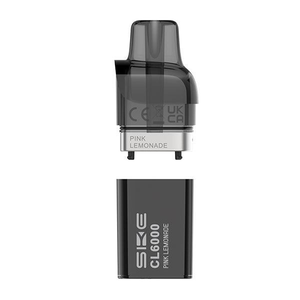 SKE Crystal CL6000 Prefilled Replacement Pods - Box of 5 Pink Lemonade