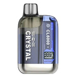 SKE Crystal CL6000 Puffs Prefilled Pod Vape Kit Box of 5 Strawberry Raspberry Cherry