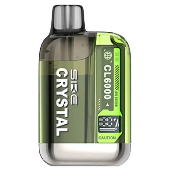 SKE Crystal CL6000 Puffs Prefilled Pod Vape Kit Box of 5 Double Apple