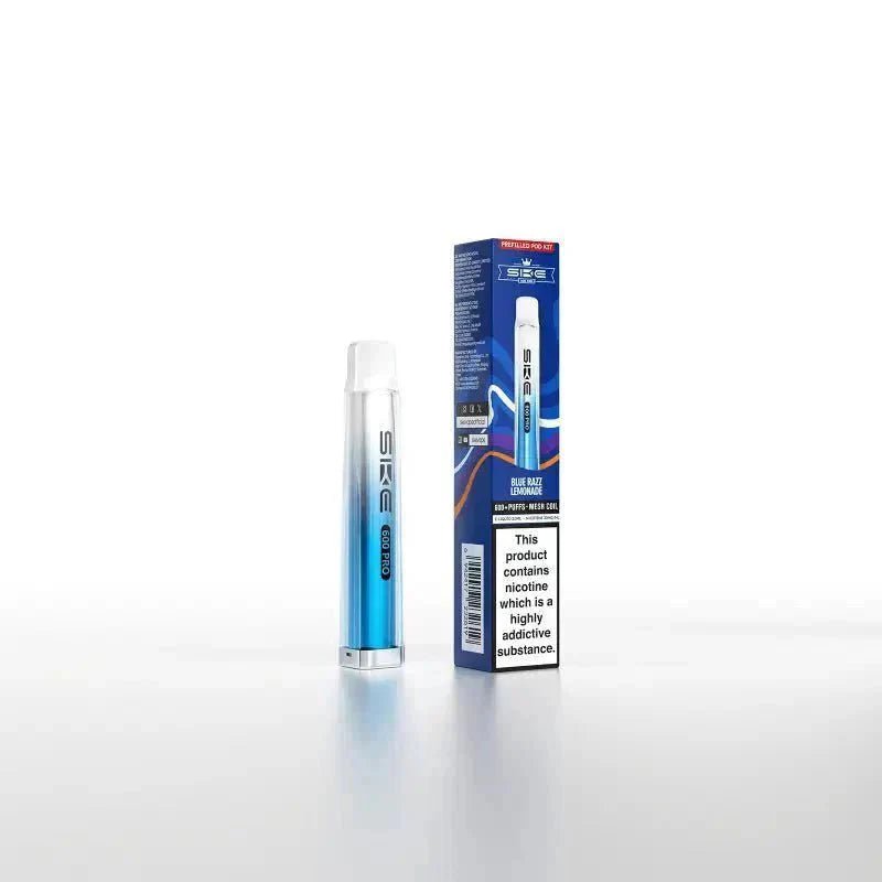 Ske Crystal Pro 600 Pod Kit Box of 10 Blue Razz Lemonade