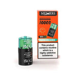 Ske Memers Wukong V10000 Prefilled Pods Box of 5 Lemon Lime