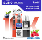 The Bling 10k Pro Max Replacement Pods (BOX OF 5) Blueberry Raspberry