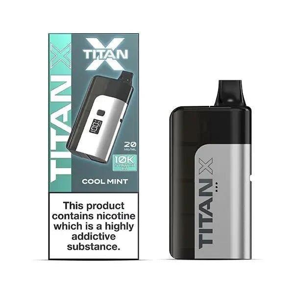 Titan 10000 X Prefilled Vape Pod Kit - Box of 5 Cool Mint