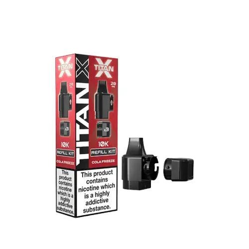 Titan X Replacement Pods - Pack of 10 Cola Freeze